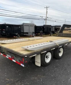 Alternative view of 2009 moritz 8x18 gooseneck equipment trailer