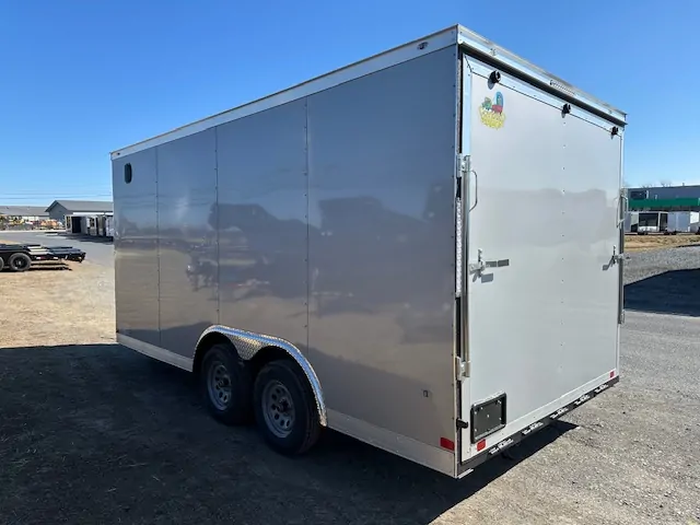 Covered Wagon 8.5 x 16 Enclosed Car Trailer – 6″ Added Height - Image 3