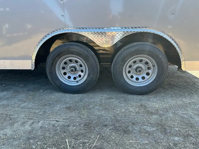 Covered Wagon 8.5 x 16 Enclosed Car Trailer – 6″ Added Height - Image 4