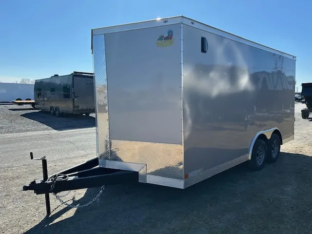 Covered Wagon 8.5 x 16 Enclosed Car Trailer – 6″ Added Height - Image 5