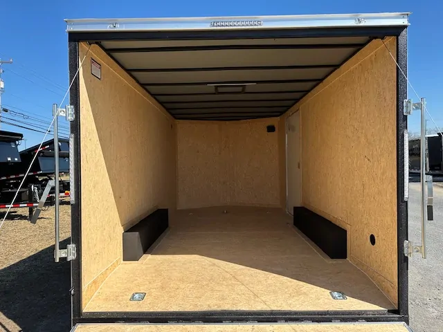 Covered Wagon 8.5 x 16 Enclosed Car Trailer – 6″ Added Height - Image 7