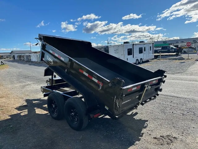 CAM Superline 6 x 10 Dump Trailer – Ladder Ramps - Image 3