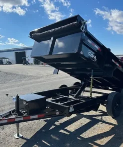 Alternative view of CAM Superline 6 x 12 Dump Trailer – Ladder Ramps