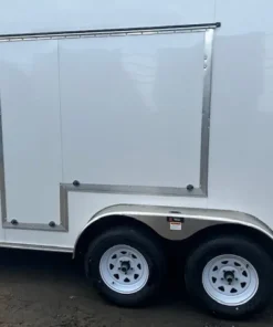 Alternative view of Carmate 7 x 16 Enclosed Cargo Trailer with UTV Door