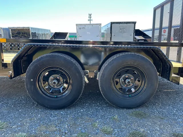 Cam Superline 7 x 14 Landscape Utility Trailer – Side ATV Ramps - Image 3