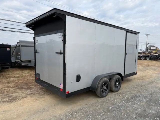 Ding & Dent Covered Wagon 7 x 16 Enclosed Cargo Trailer – All American Edition - Image 2
