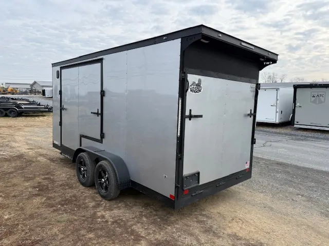 Ding & Dent Covered Wagon 7 x 16 Enclosed Cargo Trailer – All American Edition - Image 4