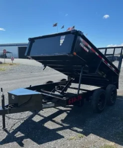Alternative view of Premier 6 x 10 Low Profile Dump Trailer – Landscape Ramp