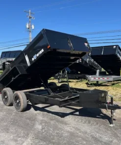 Alternative view of BWise 7 X 12 Dump Trailer 10K- Combo Gate & Ladder Ramps