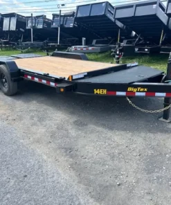 Alternative view of Big Tex 14EH Low Profile 7 x 16 Equipment Trailer – Mega Ramps