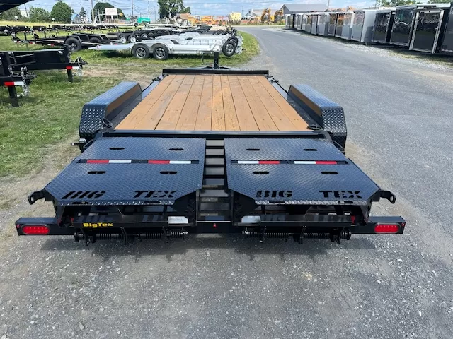 Big Tex 14EH Low Profile 7 x 16 Equipment Trailer – Mega Ramps - Image 3