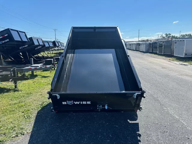 BWise 6 x 12 Dump Trailer – Combo Gate & Slide-Out Ramps - Image 4