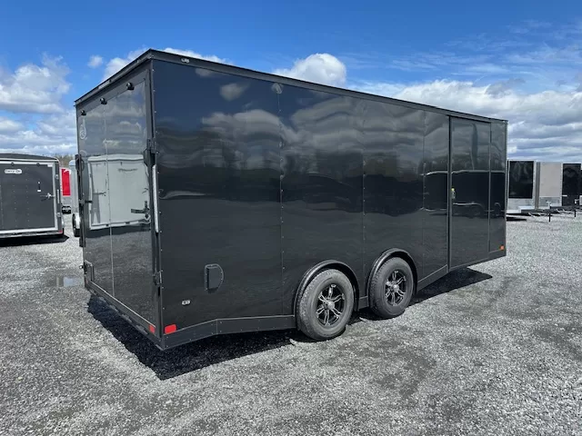 Covered Wagon 8.5 x 20 Enclosed Car Trailer – 6″ Added Height - Image 3