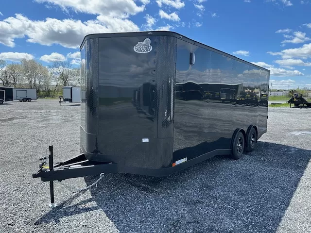 Covered Wagon 8.5 x 20 Enclosed Car Trailer – 6″ Added Height - Image 6