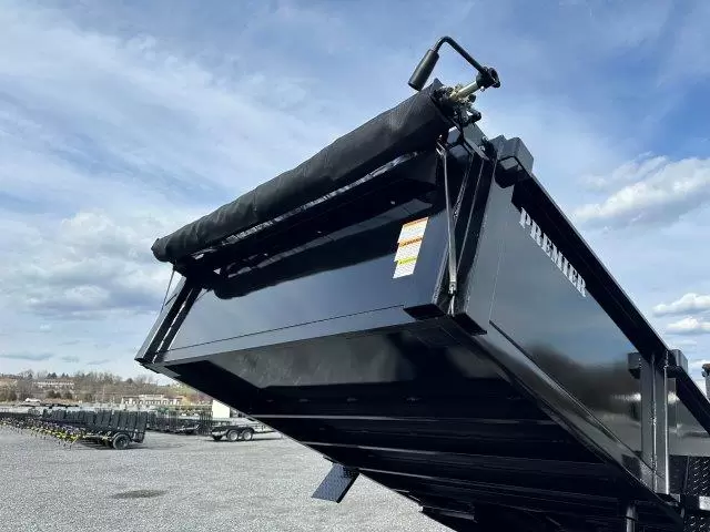 Premier 6 x 12 Low Profile Dump Trailer – Ladder Ramps - Image 5