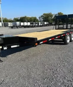Alternative view of Premier 8.5 x 20 Deckover Equipment Trailer – Landscape Ramp