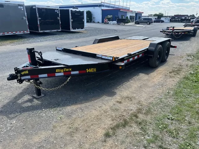 Big Tex 14EH Low Profile 7 x 16 Equipment Trailer – Mega Ramps - Image 6