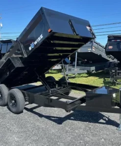 BWise 6 x 12 Dump Trailer – Combo Gate & Slide-Out Ramps
