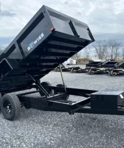 BWise 6 x 12 Dump Trailer – Landscape Ramp
