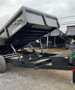 BWise 7 x 14 Low Profile Dump Trailer – Adjustable Coupler