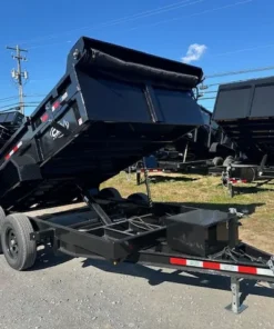 CAM Superline 6 x 12 Dump Trailer – Ladder Ramps
