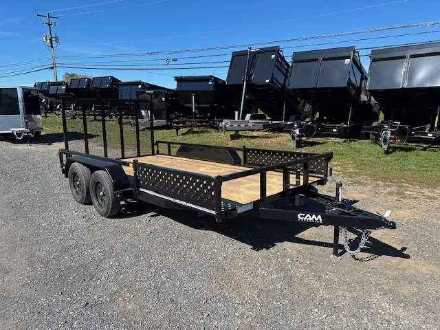 Cam Superline 7 x 14 Landscape Utility Trailer – Side ATV Ramps