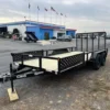 Cam Superline 7 x 16 Landscape Utility Trailer – Side ATV Ramps