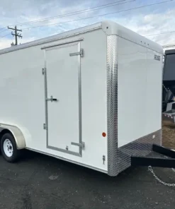 Carmate 7 x 16 Enclosed Cargo Trailer with UTV Door