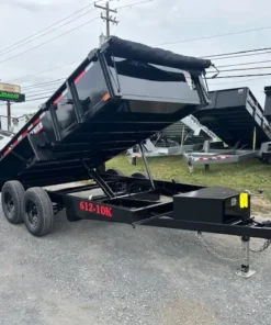 Premier 6 x 12 Low Profile Dump Trailer – Spreader Gate