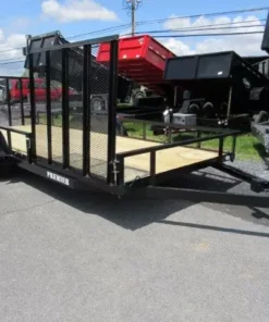 Premier 7 x 18 Landscape Utility Trailer – Side ATV Gate