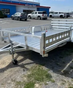 Sport Haven 7×12 Aluminum Utility Trailer – Side ATV Ramps